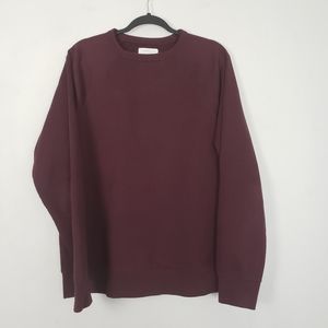 Everlane Crew Neck Sweater Burgundy Large